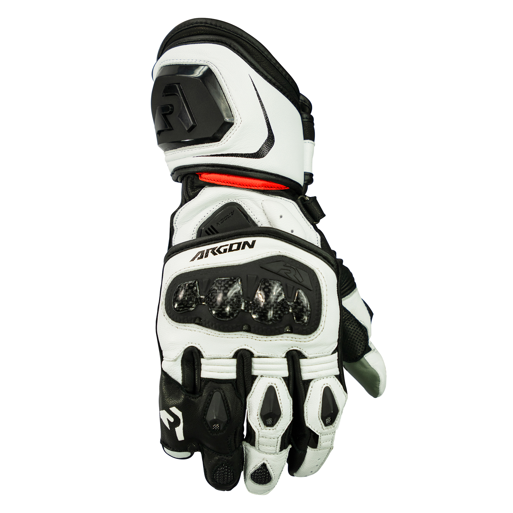 Glove Mission White Red